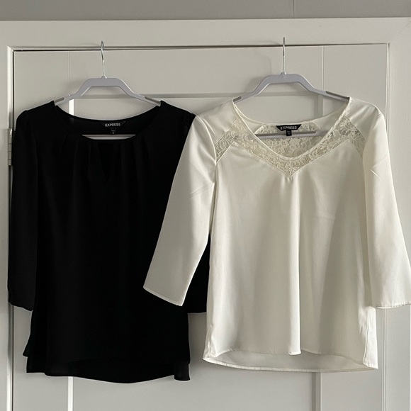 Express Tops - NWOT BUNDLE Express Chiffon Blouses